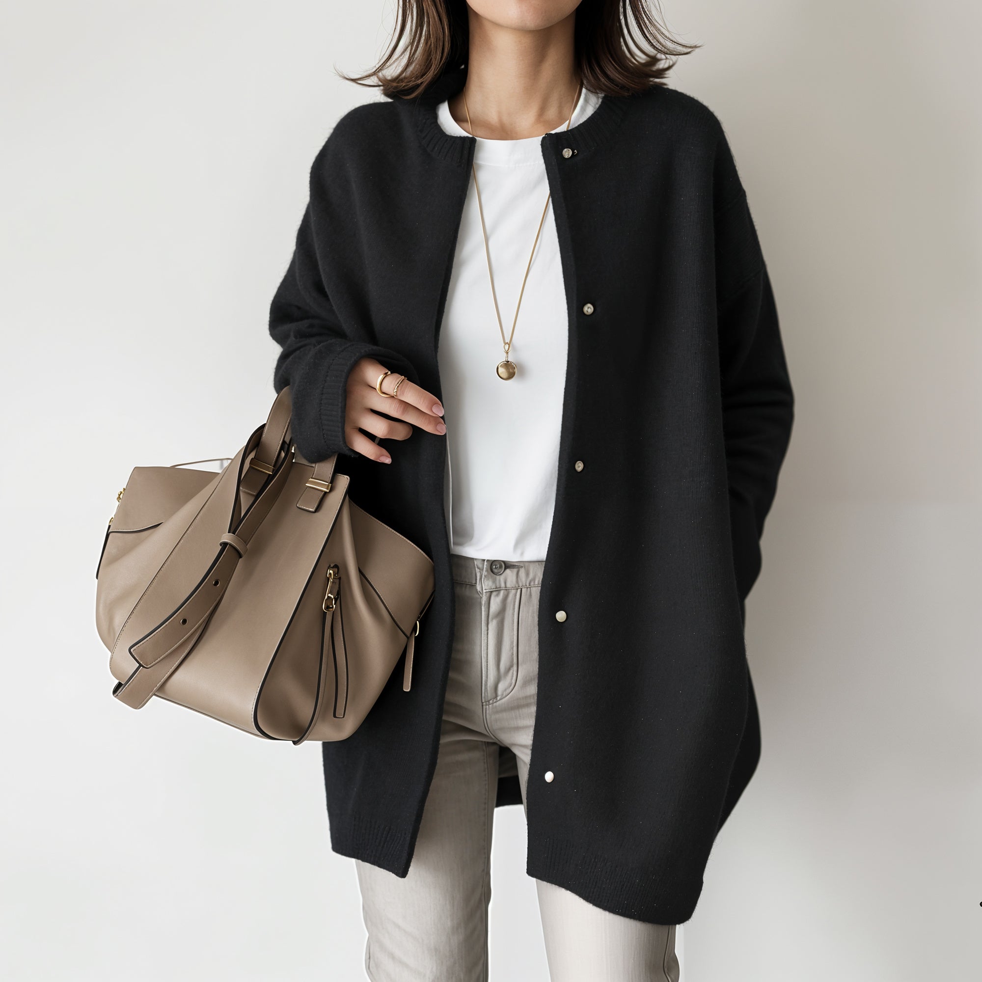 VANNA™ | CHAQUETA DE PUNTO LUJOSA CON BOTONES