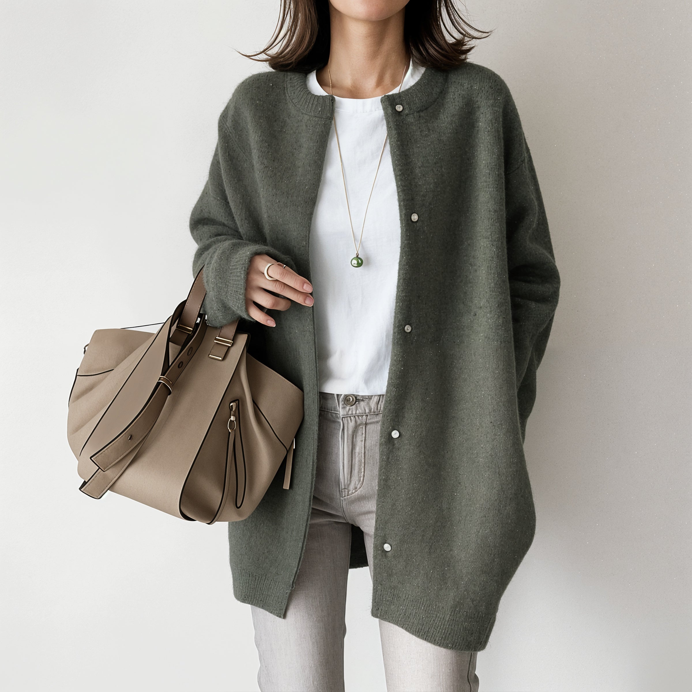 VANNA™ | CHAQUETA DE PUNTO LUJOSA CON BOTONES