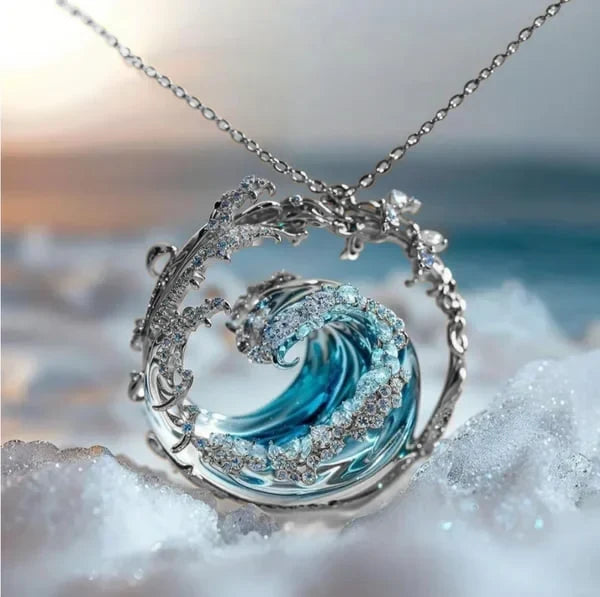 COLLAR ELEGANTE DE LOS JURAMENTOS DEL MAR – SUBRAYA TU AMOR POR EL OCÉANO
